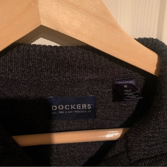 Dockers Gray Pull Over Sweater - Picture 3 of 3